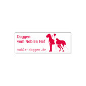 Doggen Stempelautomat mit Tintkissen Zelfinktende Stempel (Design)