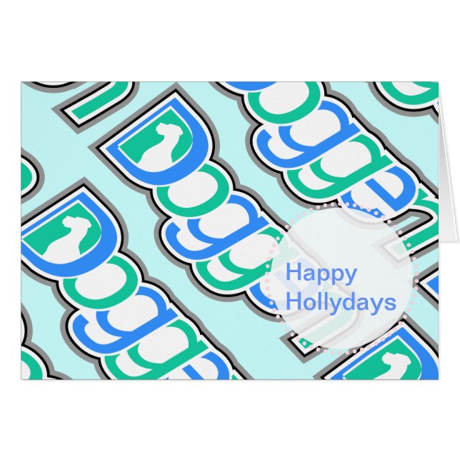 Doggen Text mit Kopf (Voorkant Horizontaal)