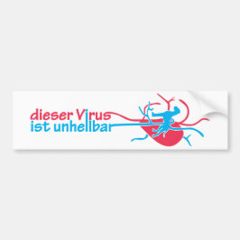 Doggen Virus Sticker (Duits alleen)