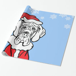 Doggen Weihnacht Geschenkpapier Cadeaupapier