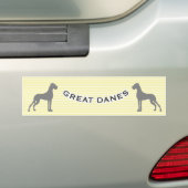 Doggenautoaufkleber Bumpersticker (Op auto)