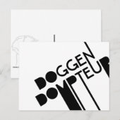 Doggendompteur Briefkaart (Voorkant / Achterkant)
