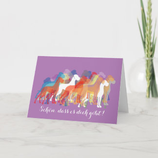 Doggenkarte "Danke" Bedankkaart