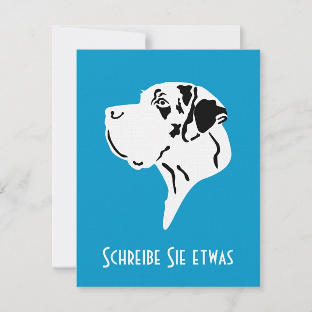 Doggenkarte zum beschriften (Voorkant)