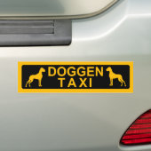 Doggentaxi Bumpersticker (Op auto)