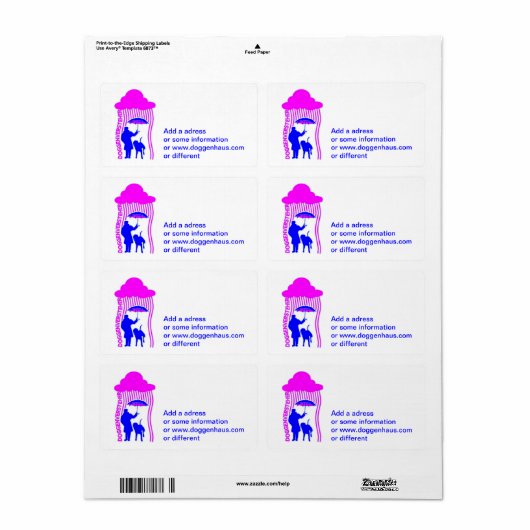 Doggenversteher Etiket (Full Sheet)