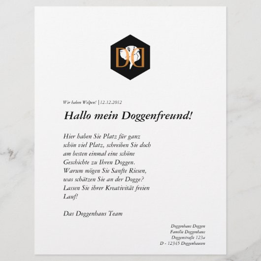 Doggenzucht Inventar Flyer (Achterkant)