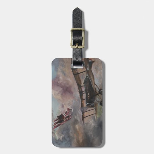 Doggevecht 1917 bagagelabel (Voorkant verticaal)