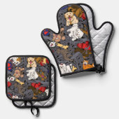 Doggi Ovenwant & Pannenlap Set (Voorkant / Achterkant)