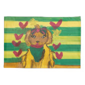 Doggie "Art by Kids" Kussensloop (Achterkant)