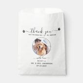 Doggie Bag Dank je wel Dog Treat Wedding Favor Bag Bedankzakje (Voorkant)