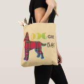 Doggie Bag Red Plaid Bleek Yellow Canvas tas (Dichtbij)