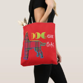 Doggie Bag Rode Canvas tas (Dichtbij)