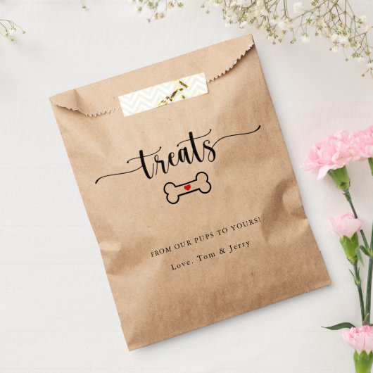 Doggie bagage bedankzakje (Gezegeld)