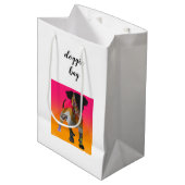 Doggie Bags Restaurant Food Leftovers Medium Cadeauzakje (Voorkant Gekanteld)