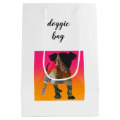 Doggie Bags Restaurant Food Leftovers Medium Cadeauzakje (Achterkant)