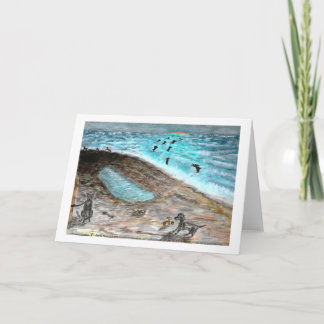 Doggie Beach Party Wenskaart Kaart