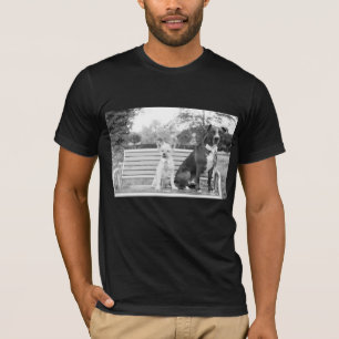 Doggie bruiloft T-shirt