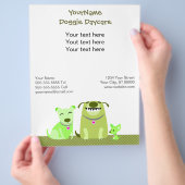 Doggie Daycare/Dog Walker Promotional Flyer (Hand)