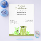 Doggie Daycare/Dog Walker Promotional Flyer (Enkel)