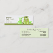 Doggie Daycare Green Dogs Mini Visitekaartje (Voorkant / Achterkant)