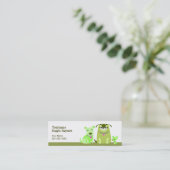Doggie Daycare Green Dogs Mini Visitekaartje (Staand voorkant)
