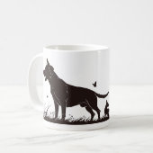 Doggie familie 10 koffiemok (Voorkant links)