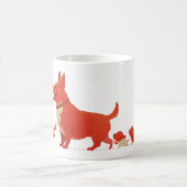 Doggie familie 4 koffiemok (Center)