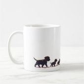 Doggie familie 8 koffiemok (Links)