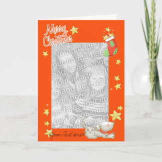 doggie groet feestdagen kaart