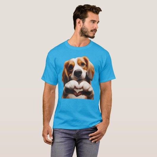DOGGIE Heart T-shirt (Voorkant volledig)