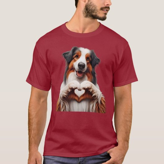 DOGGIE Heart T-shirt (Voorkant)