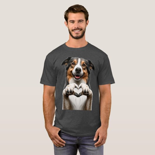 DOGGIE Heart T-shirt (Voorkant volledig)