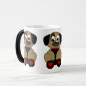 Doggie Hearts Magische Mok (Voorkant links)