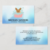 Doggie in Bubble Bath Visitekaartje (Voorkant / Achterkant)