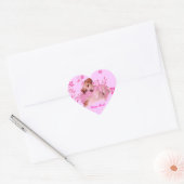 Doggie in Roze Heart Sticker (Envelop)