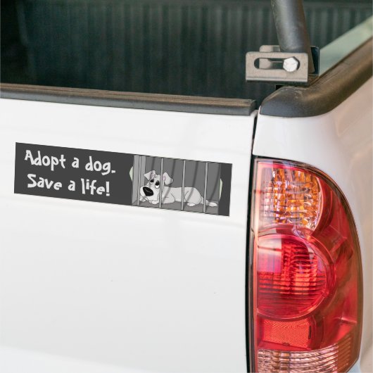 Doggie Jail Bumpersticker (Op Truck)