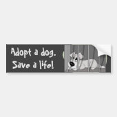 Doggie Jail Bumpersticker (Voorkant)