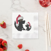 Doggie-kerstPet Servet (Insitu)