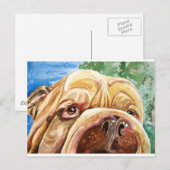 Doggie Kisses Briefkaart (Voorkant / Achterkant)