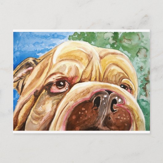 Doggie Kisses Briefkaart (Voorkant)