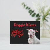 Doggie Kisses Briefkaart (Staand voorkant)