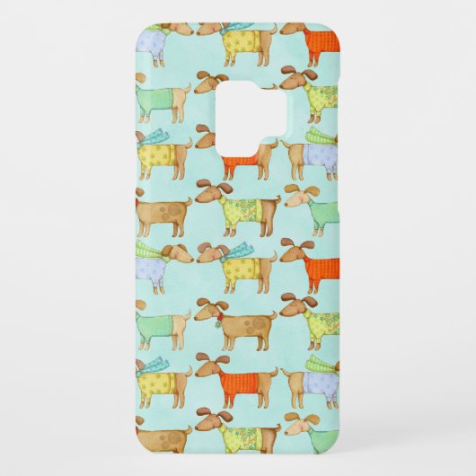 Doggie Lover Samsung Galaxy S9 Hoesje (Achterkant)