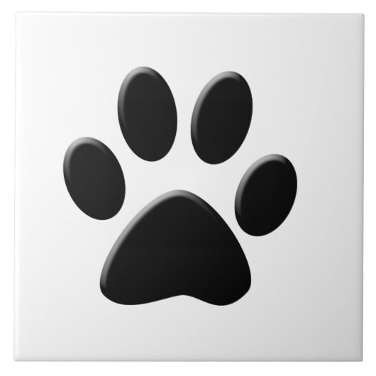 DOGGIE PAW PRINT TEGELTJE (Voorkant)
