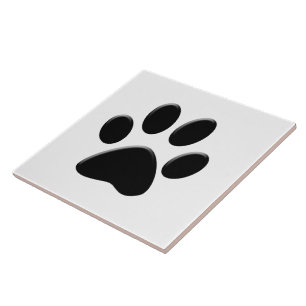 DOGGIE PAW PRINT TEGELTJE