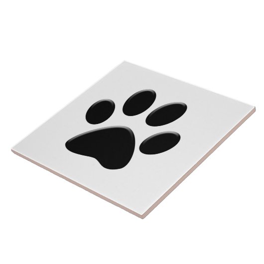 DOGGIE PAW PRINT TEGELTJE (Zijkant)