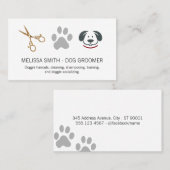 Doggie Paw | Schaar Visitekaartje (Voorkant / Achterkant)