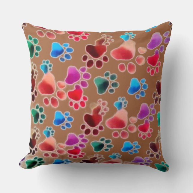 Doggie Paws Kussen (Voorkant)