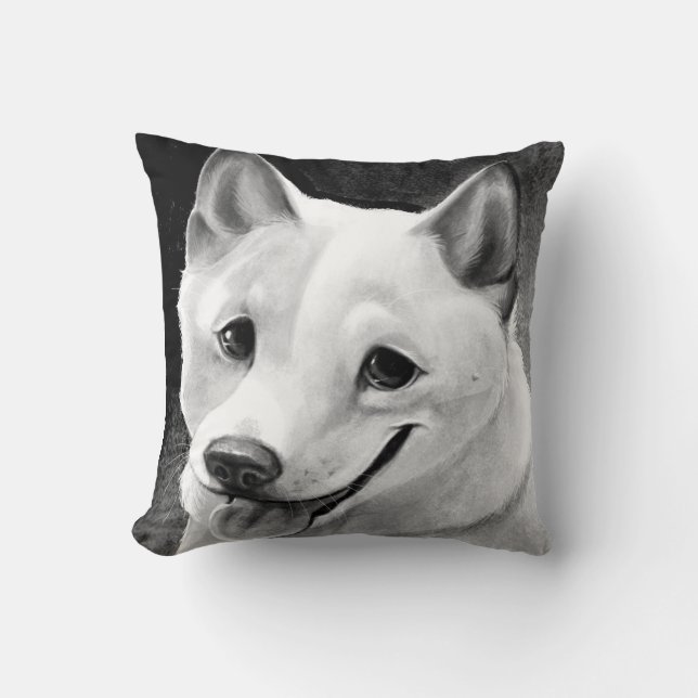Doggie Portrait Pillow Kussen (Voorkant)