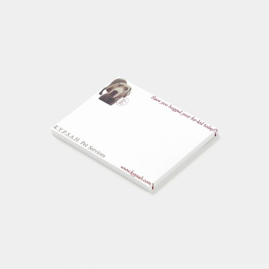 Doggie Post-It Notes (Schuin)